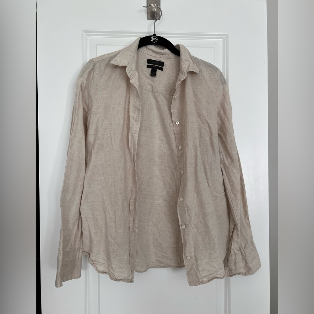 J. Crew Linen Button Up shirt